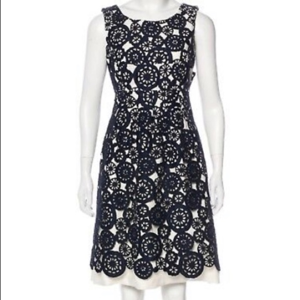 Lela Rose beautiful blue lace dress
